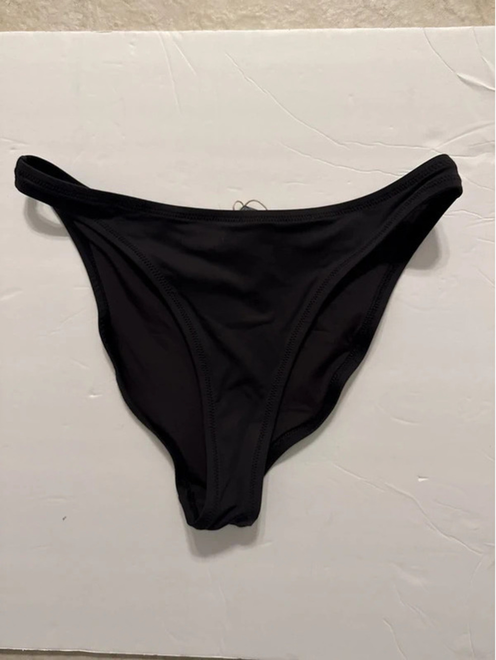 SKIMS Swim NWT Mid Coverage Bottom Black Size S - Picture 1 of 3
